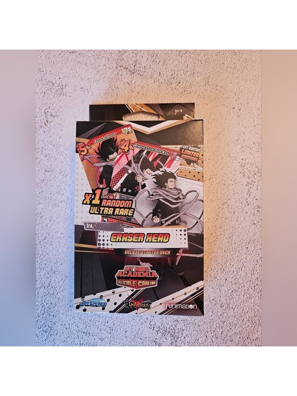 Eraser Head Deluxe Starter Deck - My Hero Academia Collectible Card Game SEALED